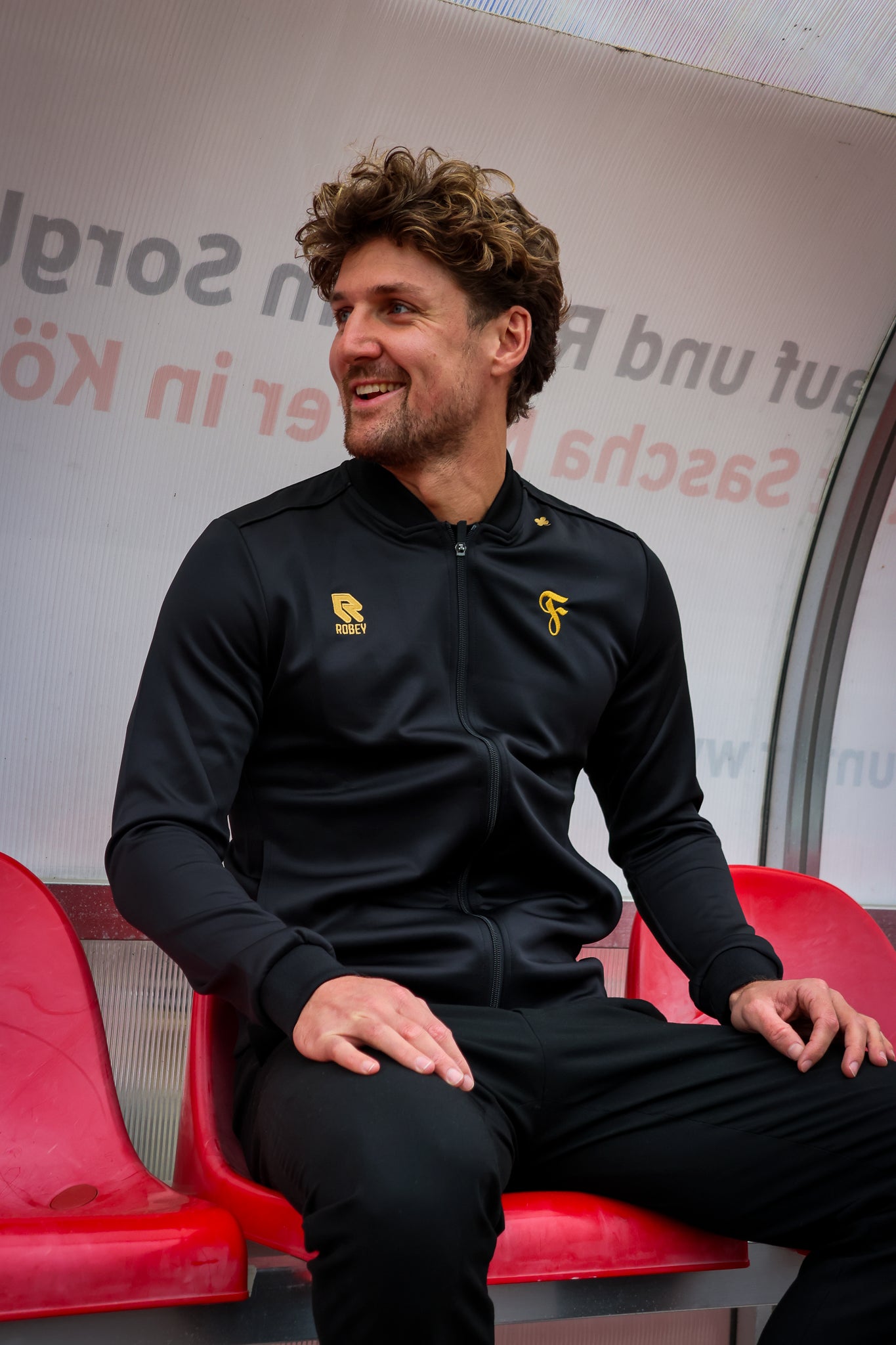 Präsentationsjacke Goldenes F