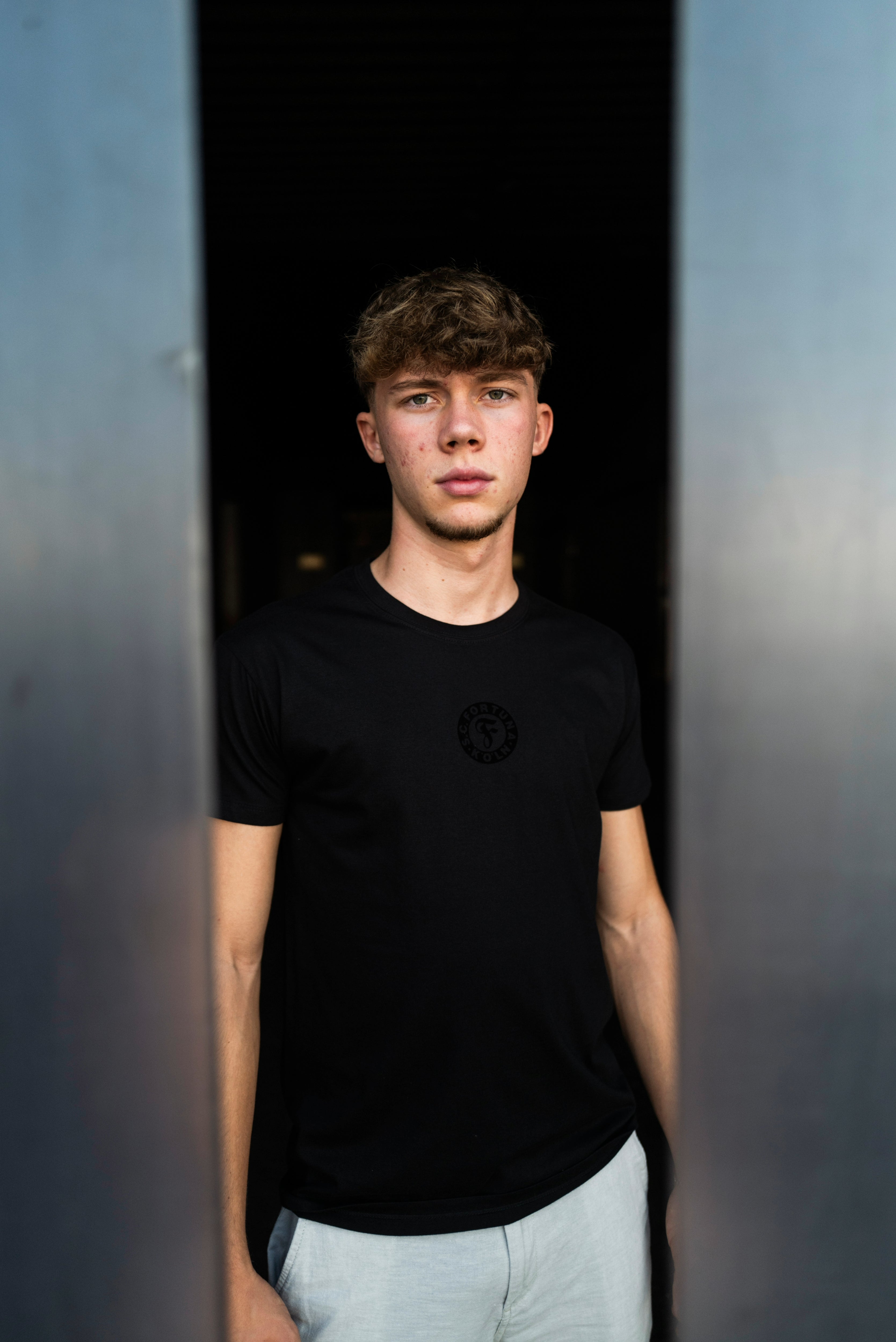 Tshirt mit Samt-Logo
