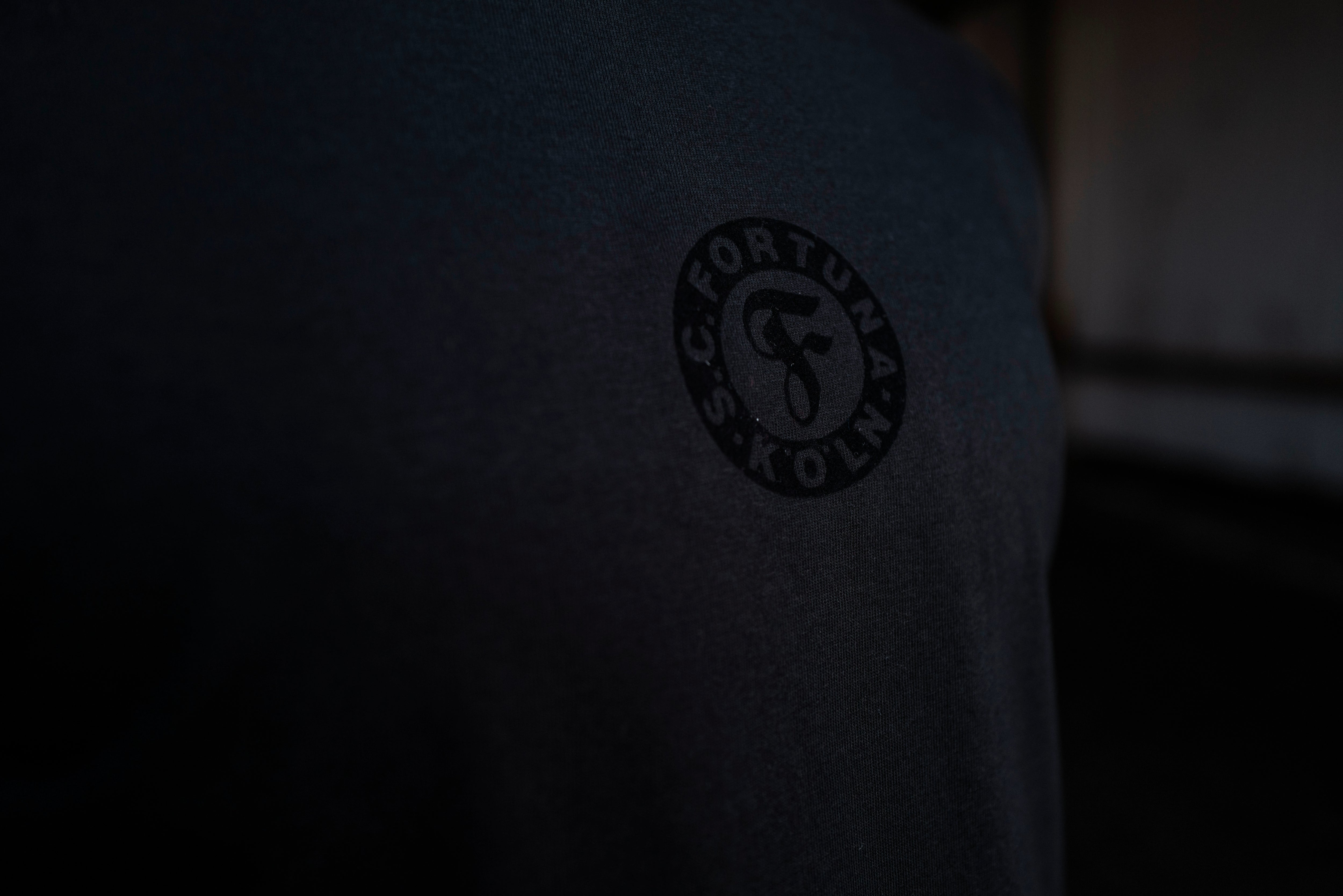 Tshirt mit Samt-Logo