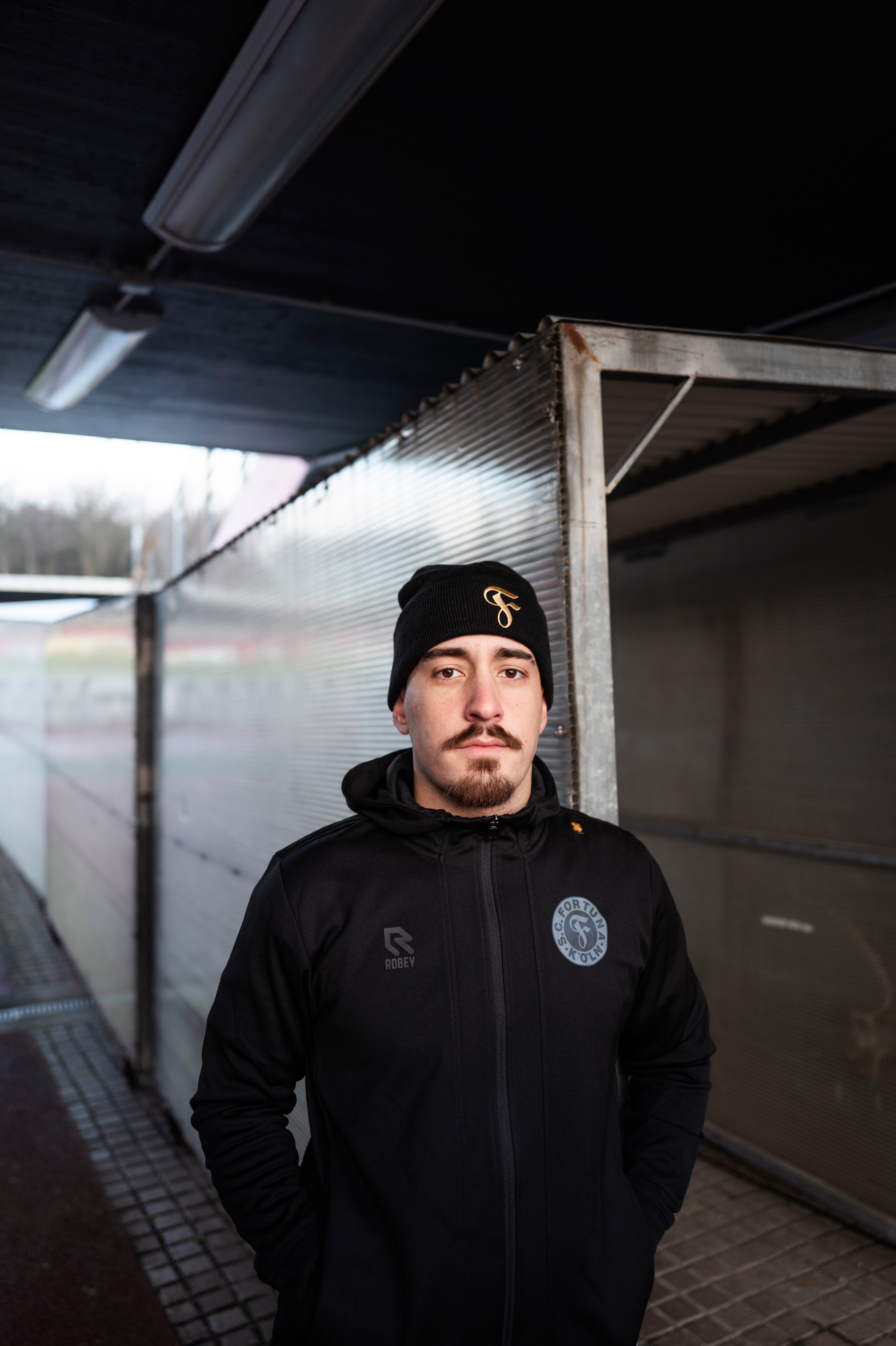 Fortuna Trainingsjacke grau